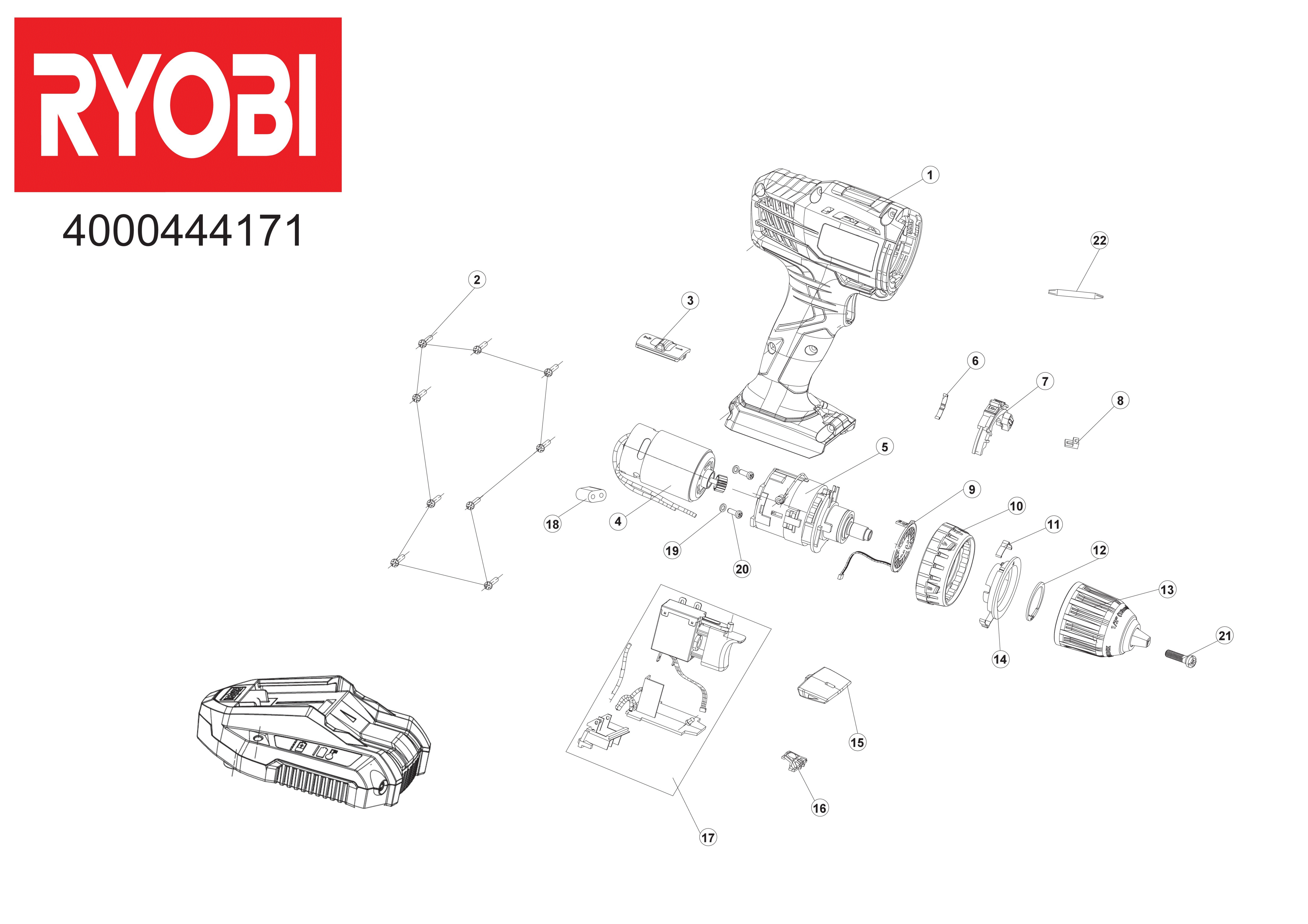 Ryobi R14DDE-LL25T 14.4V - Rotary Drills  Drivers XX96