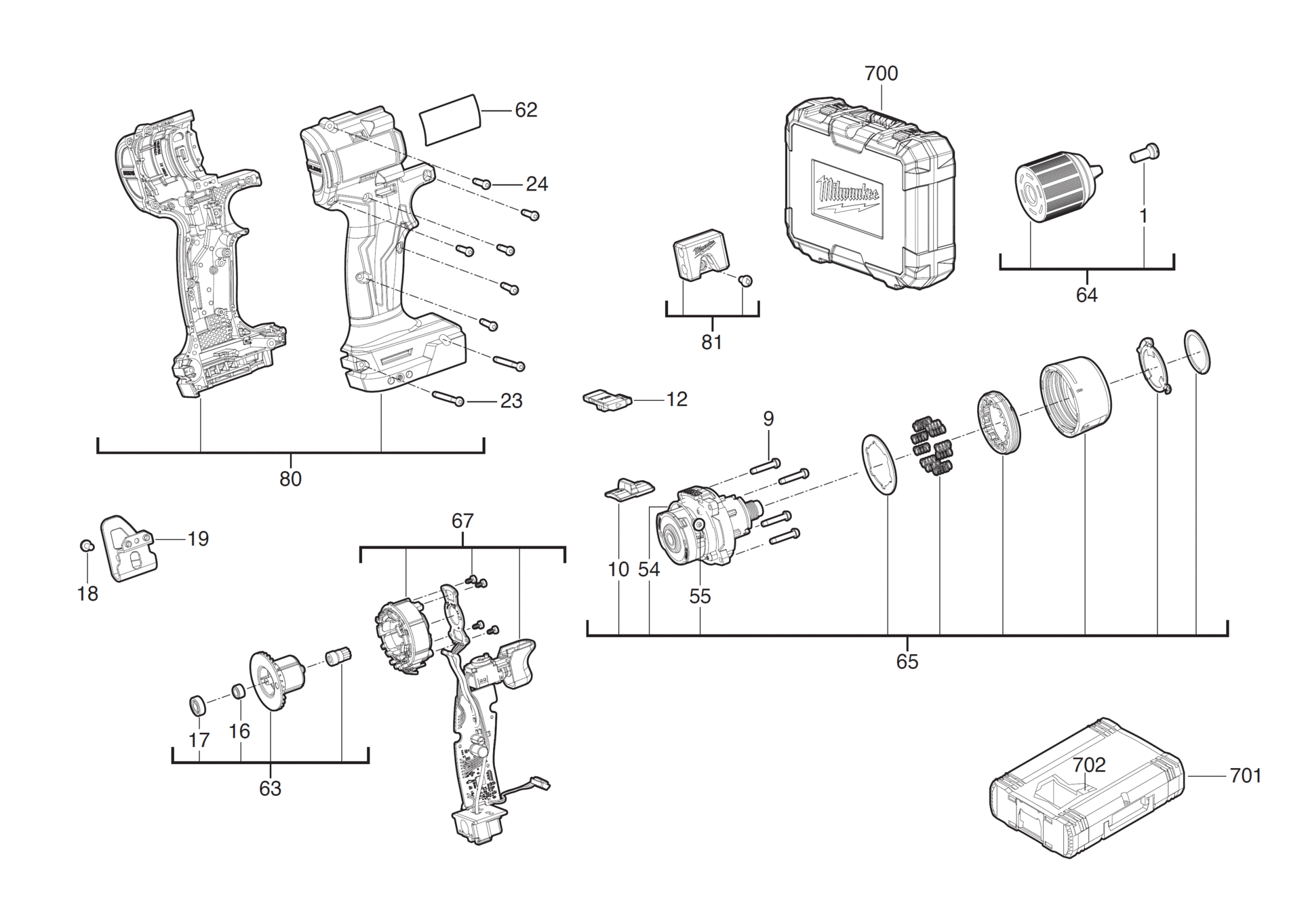 Milwaukee M18BLDDRC-0X - Rotary Drills  Drivers