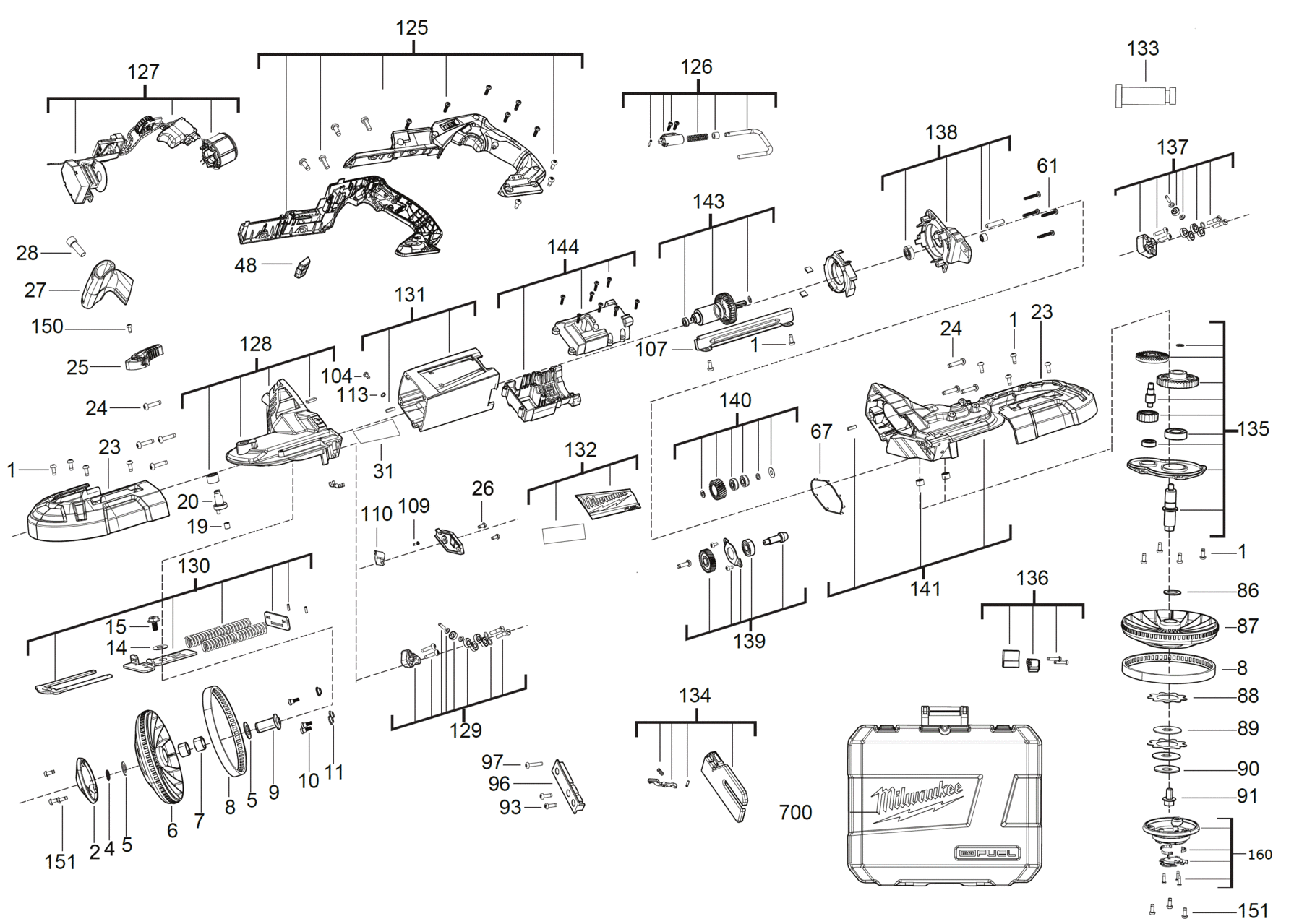 Milwaukee M18CBS125-502C  GB2 - Saws
