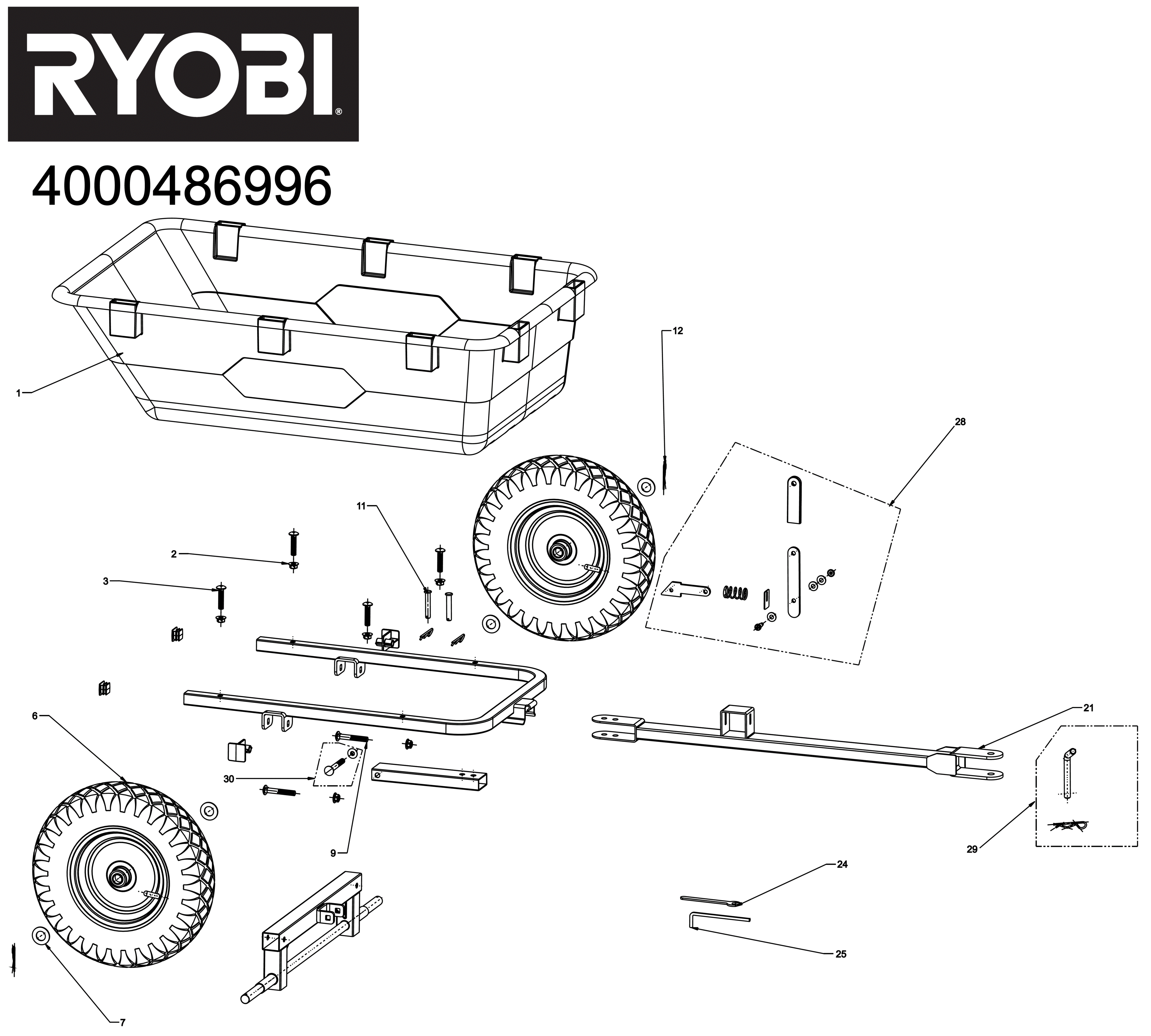 Ryobi RAC476 - Outdoor Standard Accessories XX96