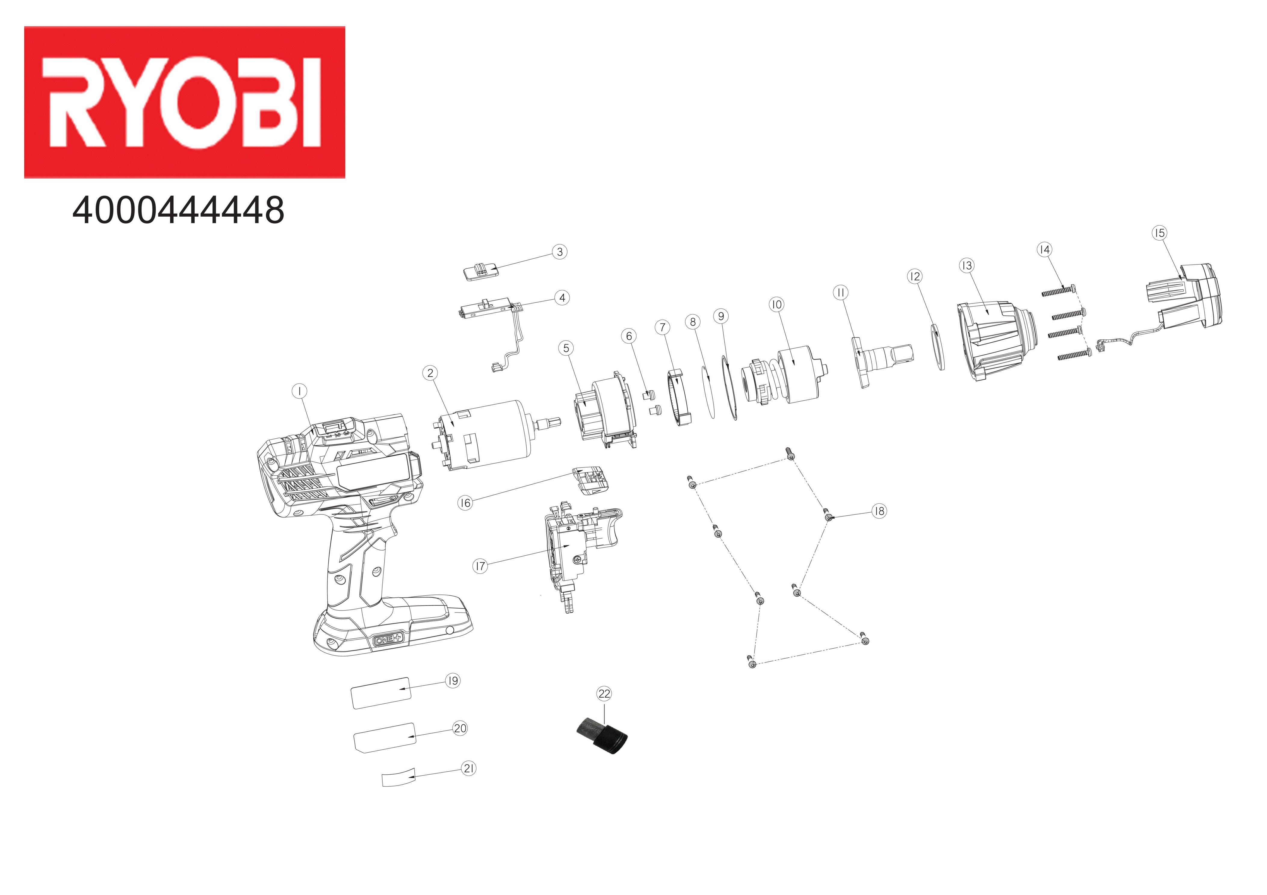 Ryobi R18IW3-120SAMA - Rotary Drills  Drivers XX96