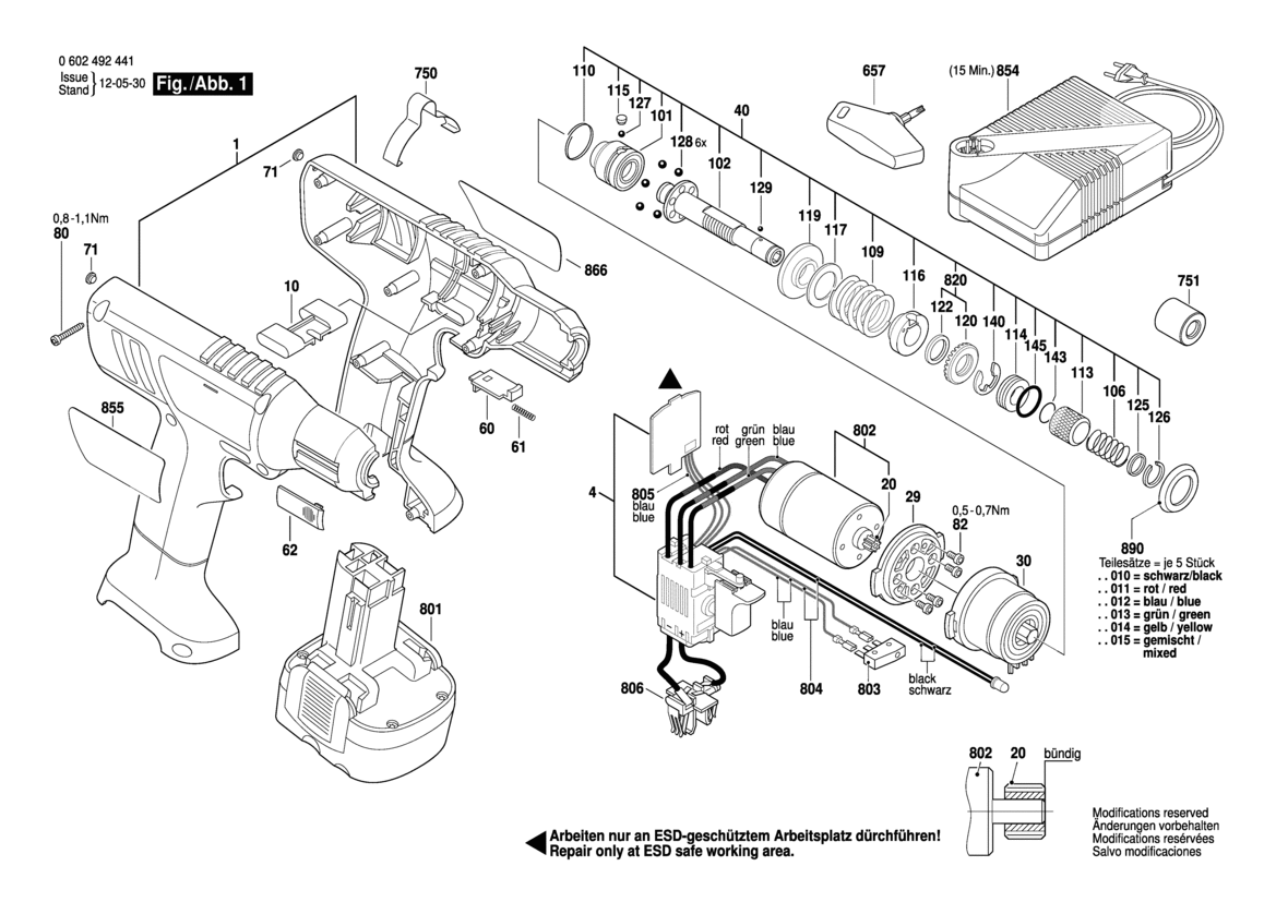 Bosch EXACT 908 Akku-Schrauber