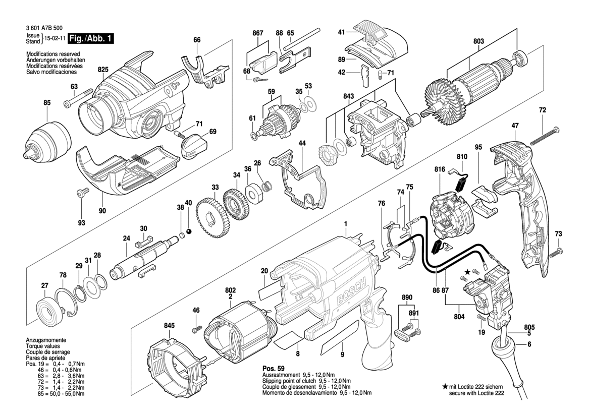 Bosch GSB 19-2 RE Schlagbohrmaschine