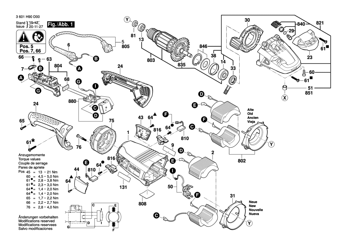 Bosch GWS 22-230 LVI Winkelschleifer