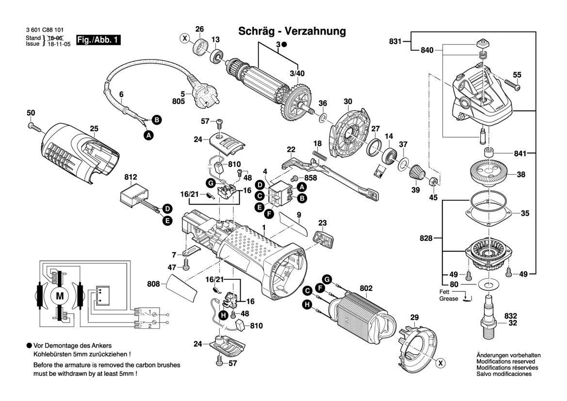 Original BOSCH® Schalter 1607200105 Winkelschleifer GWS PWS GNS BWS Original BOSCH® Schalter 1607200105 Winkelschleifer GWS PWS GNS BWS