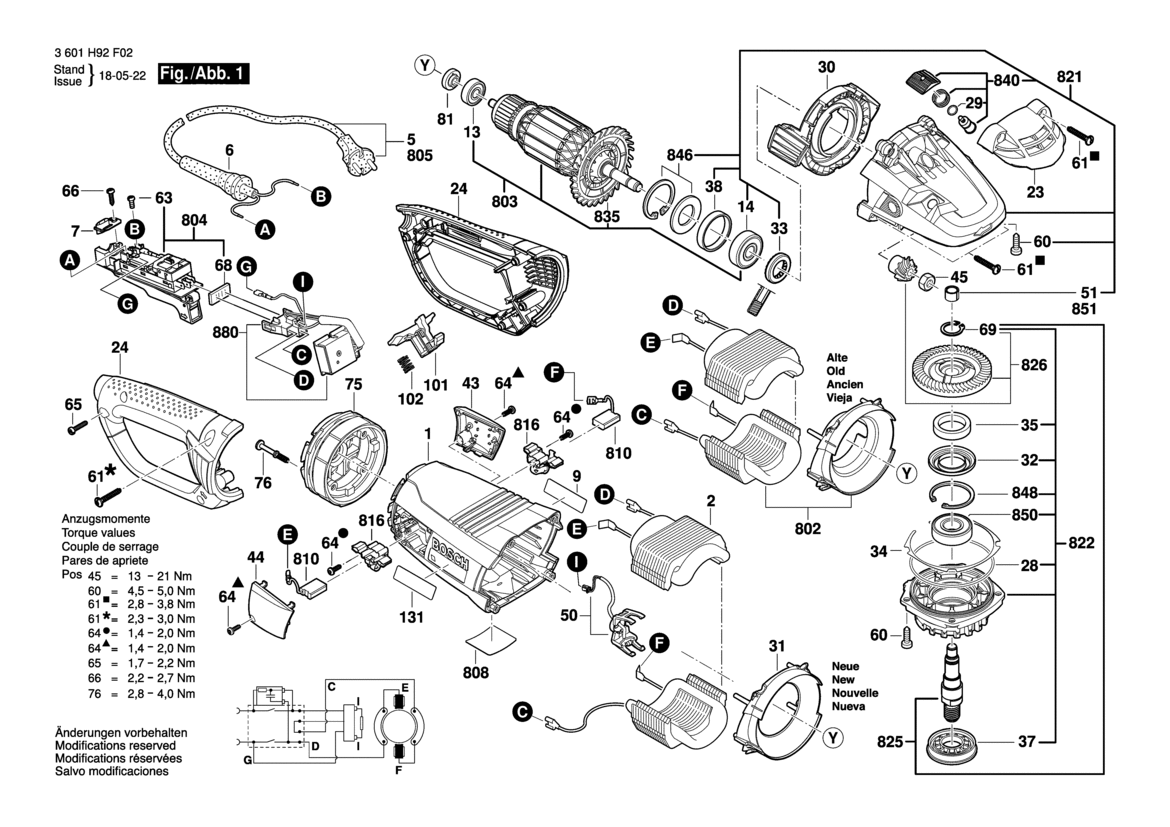 Bosch GWS 26-180 LVI Winkelschleifer