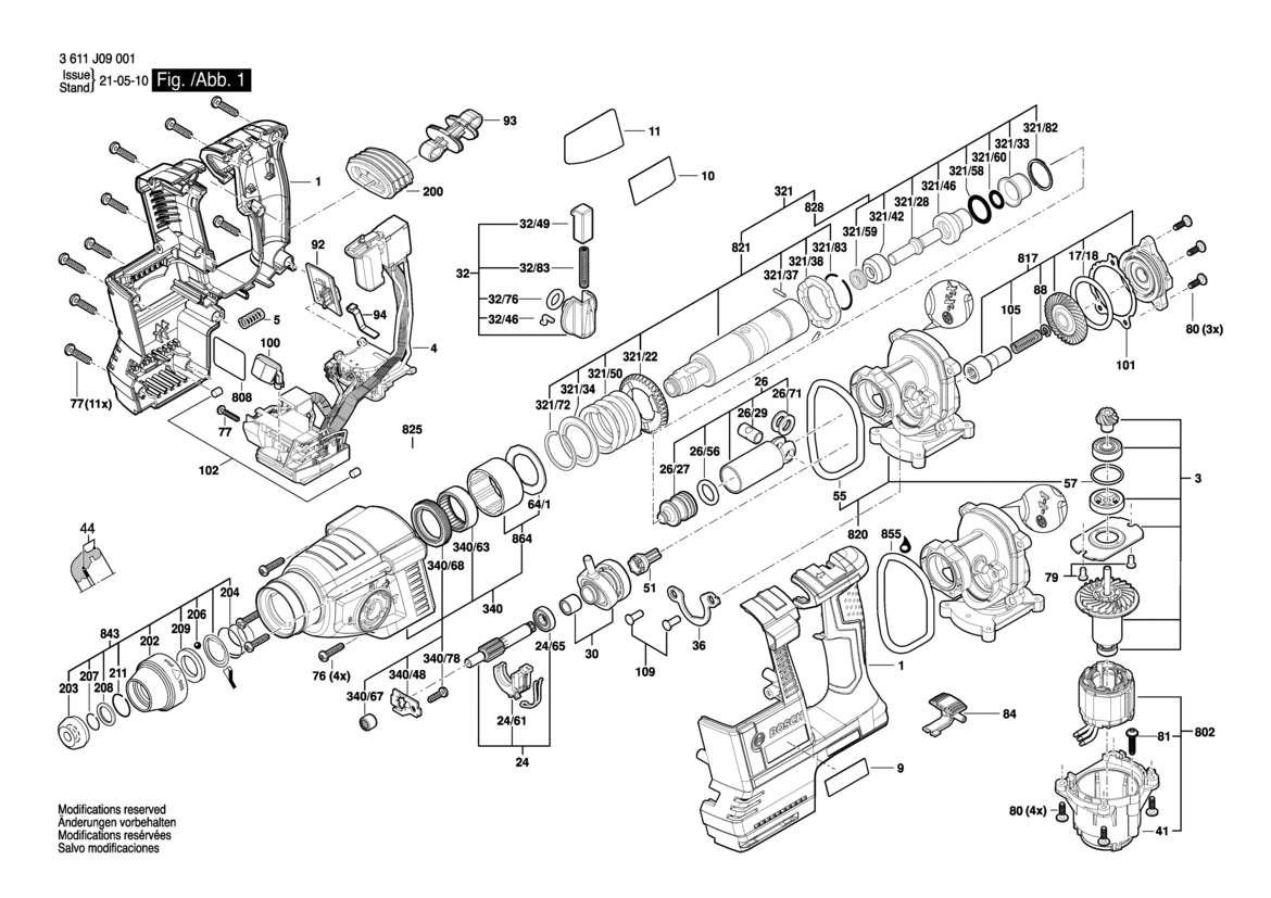 Bosch GBH 18V-26 Akku-Bohrhammer
