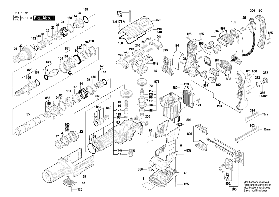 Bosch GBH 18V-45C Akku-Bohrhammer