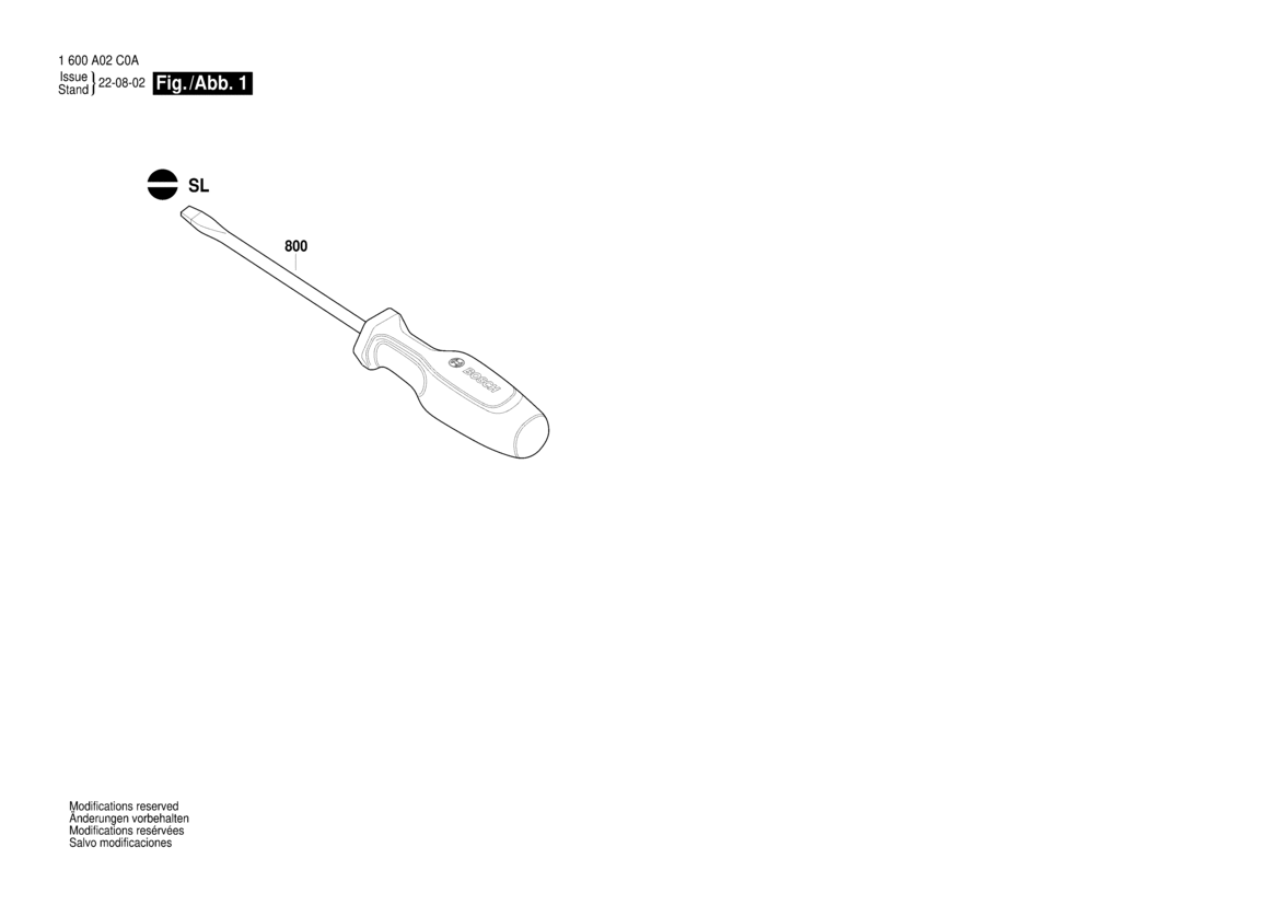 Bosch Screwdriver Schraubendreher