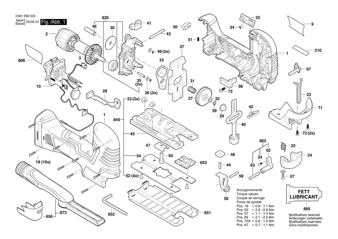 GST 18V-125 S Akku-Stichsäge