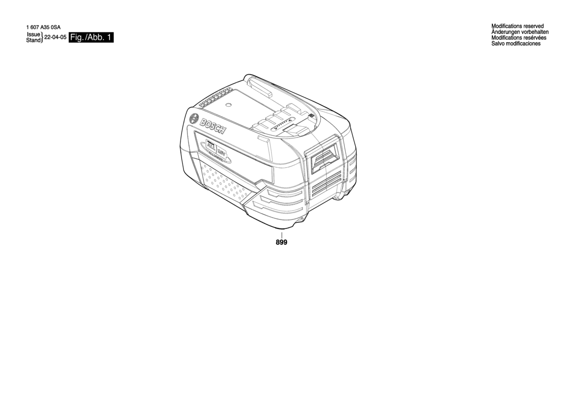 Bosch PBA 18V 3,0Ah W-C Akku-Paket