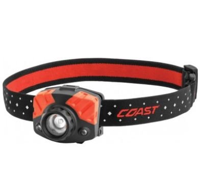 COAST FL75R wiederaufladbare Stirnlampe 1000 Lumen in Hängebox