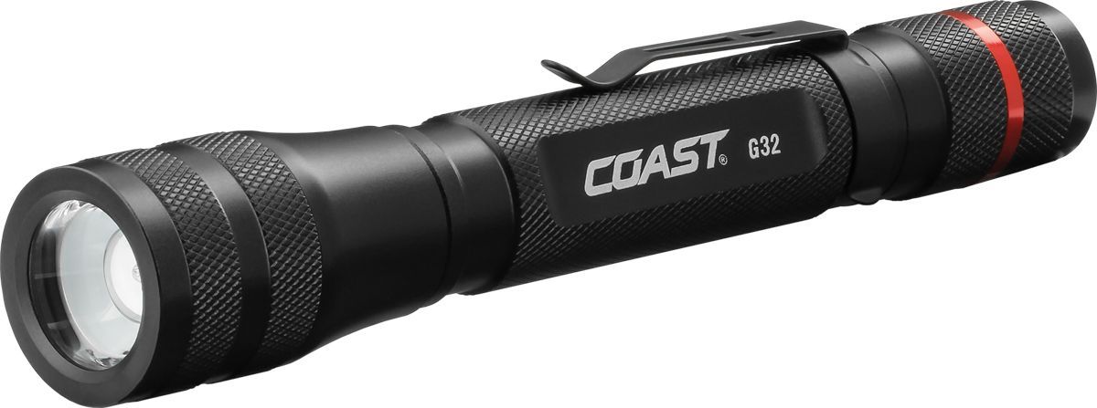 COAST G32 Taschenlampe 355 lm mit Twistfokus Dual-Power 2xAA
