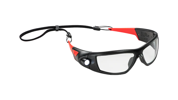 COAST SPG500 Sicherheitsbrille mit Inspektionslampe und UV-Schutz - 160 Lumen