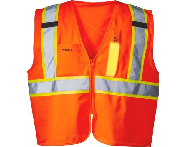 COAST SV350 XXL - Sicherheitsweste mit aktivem Licht