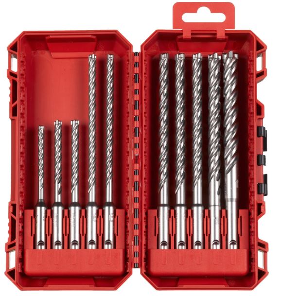 SDS-PLUS MX4 Hammerbohrer-Set 10-TLG.