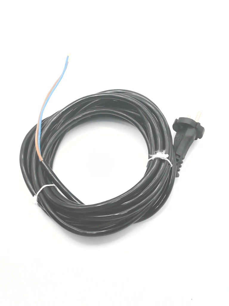 KABEL H07 BQ-F 2X1 5M 16A PUR 180MM ABGEM.