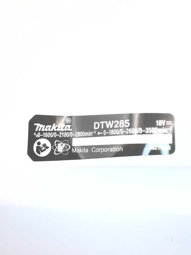 Typenschild DTW285
