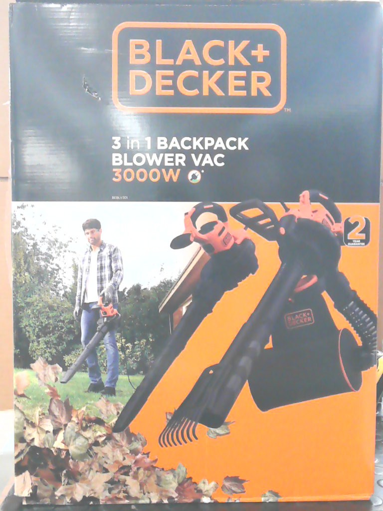 BEBLV301 Laubsauger,3000W,Laubfangrucks,Rechen