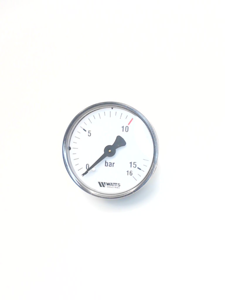 Manometer       D50 G14a, rot 0-