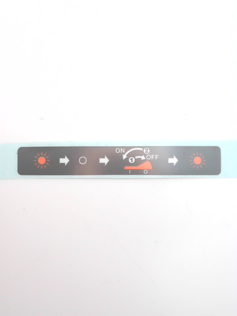 LABEL, MAIN SWITCH RB218