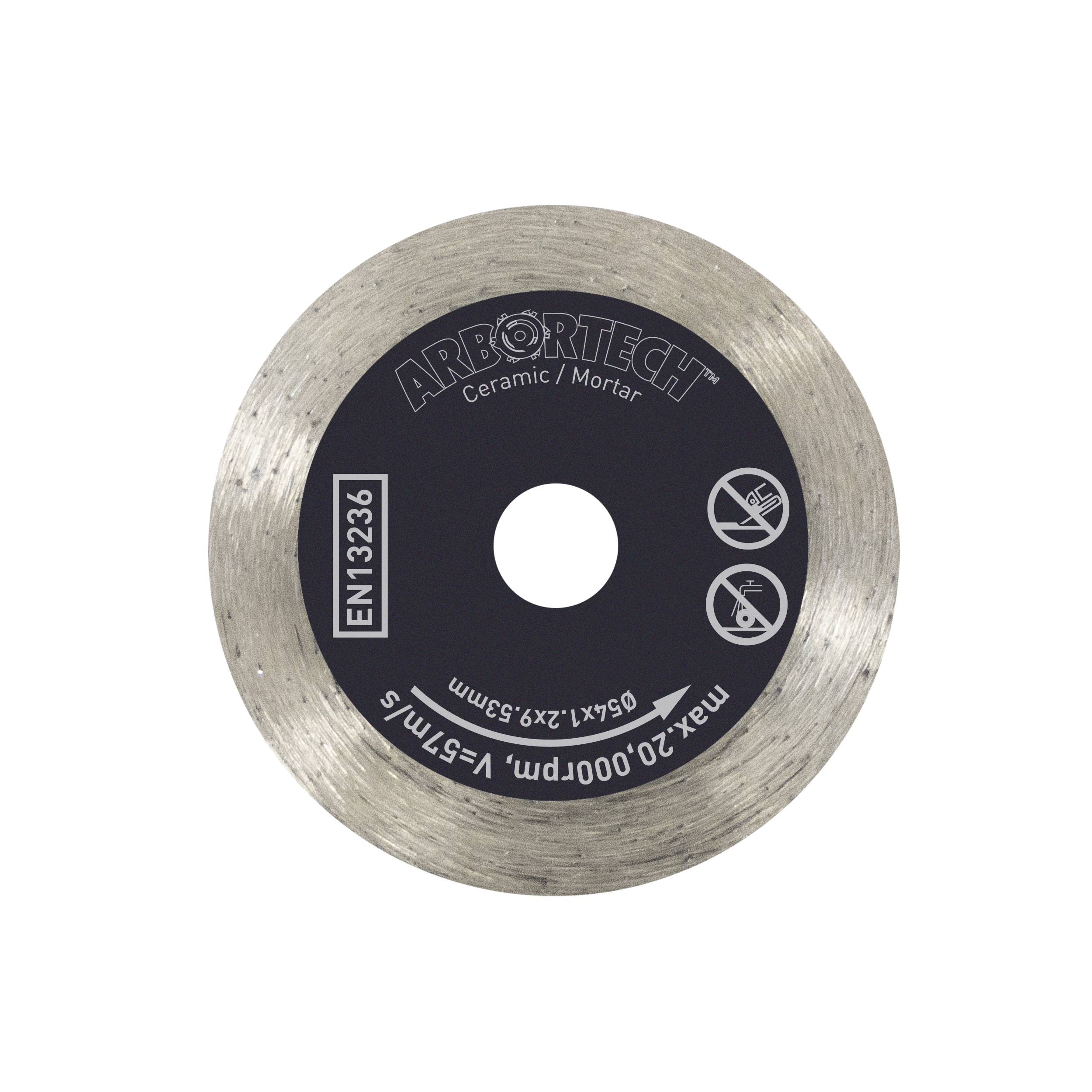 Mini Diamant Trennscheibe 54x1,2mm PE  1