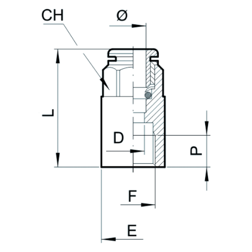 Steckverbindung SVG-R2-6 x G1/4i